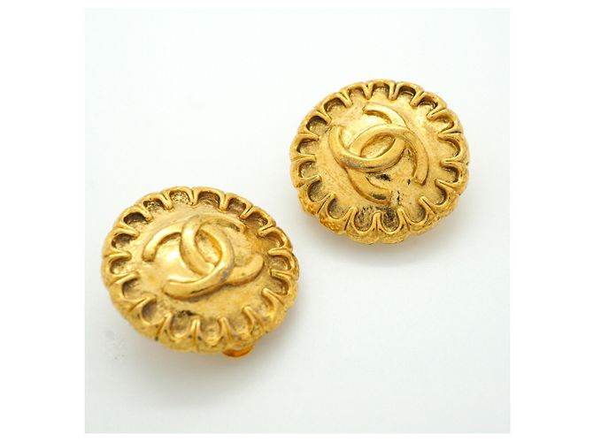 Orecchini a clip placcati oro Chanel - vista 2