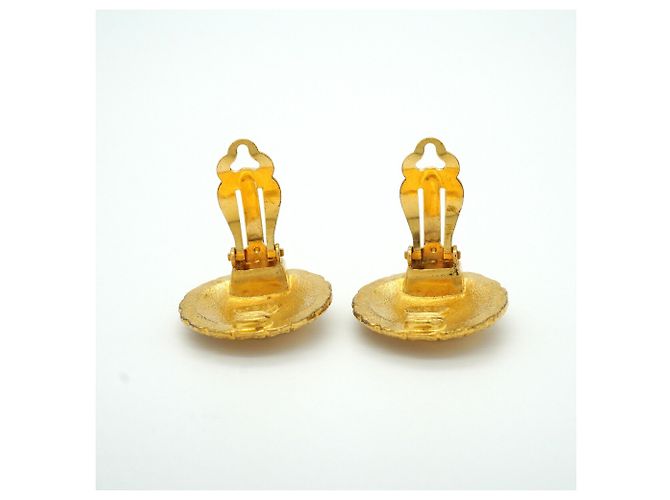 Orecchini a clip placcati oro Chanel - vista 7