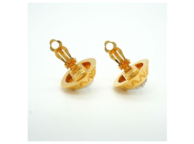 Chanel Gold Clip Earrings - view 7