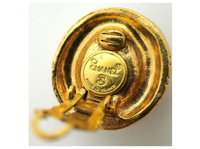 Orecchini a clip Chanel placcati in oro - vista 4