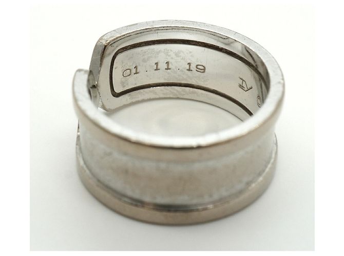 Anello largo Cartier C2 in oro bianco 18K - vista 6