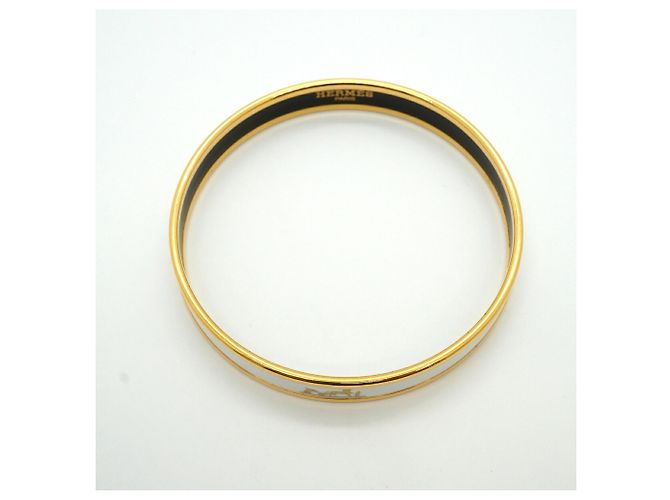 Hermès Bracciale Hermes Gold and White Cloisonné - vista 3