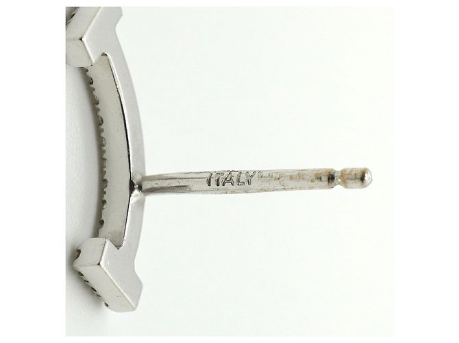 Autre Marque Orecchini Tiffany & Co. T Smile Mini in oro bianco 18K - vista 5