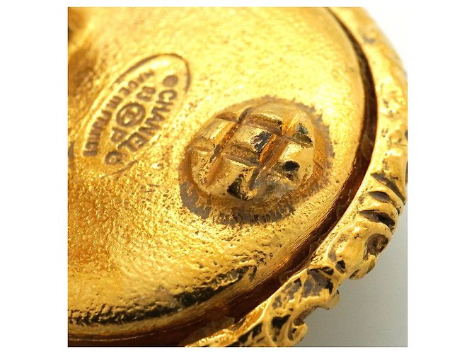 Chanel Gold Clip-Ohrringe - Ansicht 6