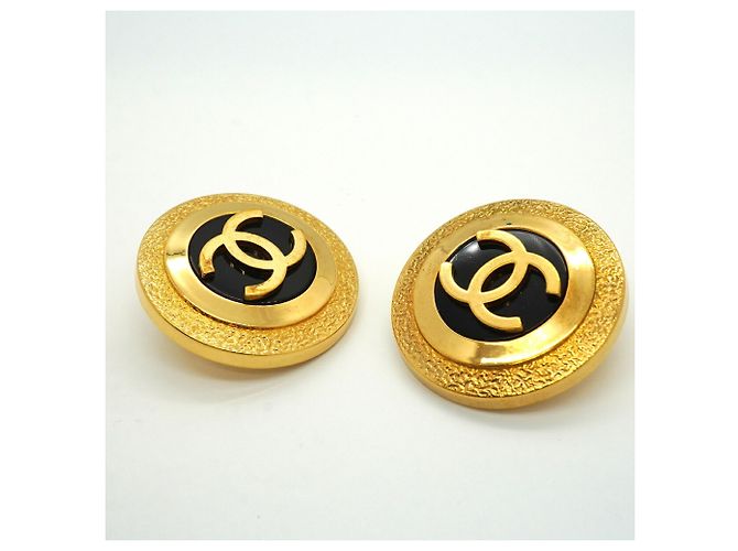 Orecchini a clip Chanel placcati oro - vista 2