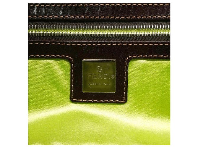 Borsa a secchiello Fendi Mamma in blu navy - vista 5