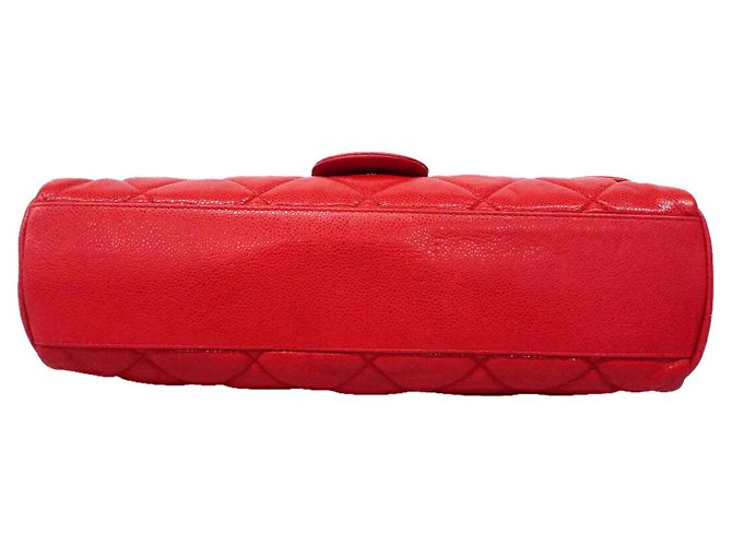 Bolsa de ombro Chanel vermelha - vista 3