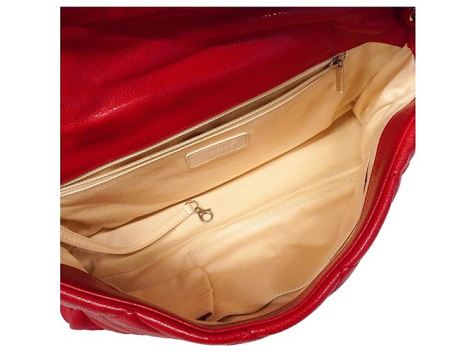 Bolsa de ombro Chanel vermelha - vista 4