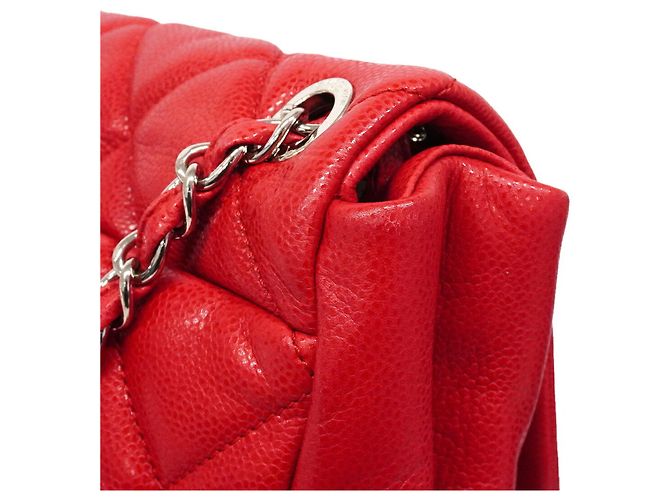 Bolsa de ombro Chanel vermelha - vista 6