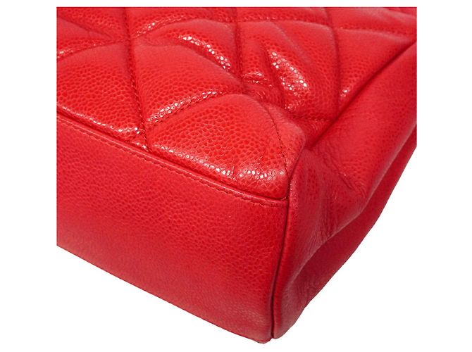 Bolsa de ombro Chanel vermelha - vista 7