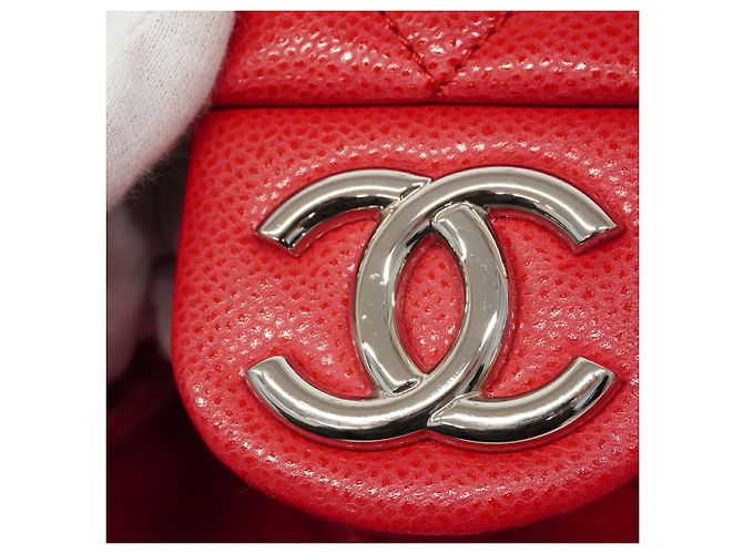 Bolsa de ombro Chanel vermelha - vista 9