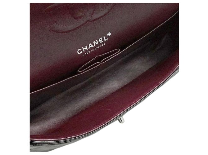 Borsa a tracolla Chanel Matelassé in pelle nera - vista 4