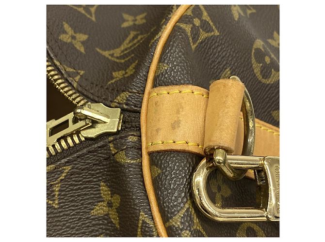 Louis Vuitton Brown Boston Monogram Keepall Bandoulière 55 - vista 9
