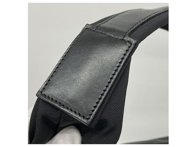 Borsa a tracolla Gucci in nylon nero - vista 9
