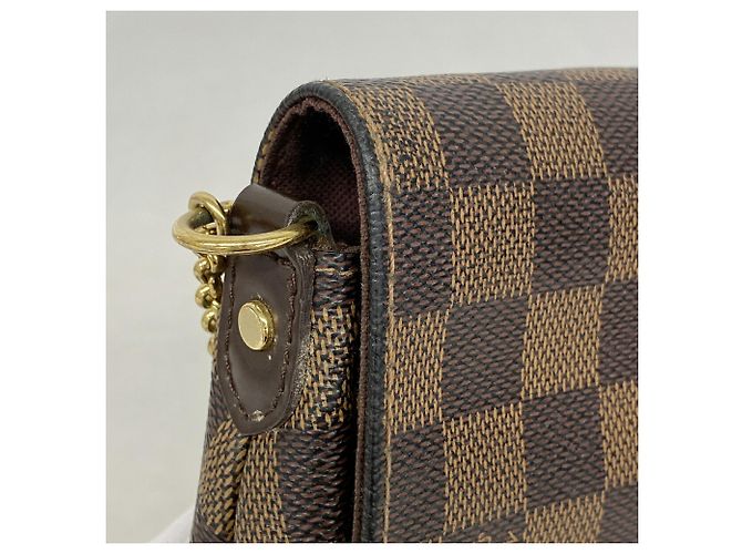 Borsa Louis Vuitton Damier Favorite PM - vista 7