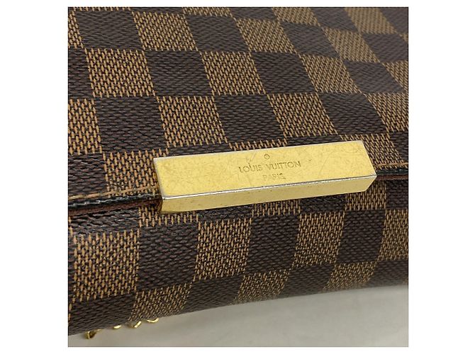 Borsa Louis Vuitton Damier Favorite PM - vista 9