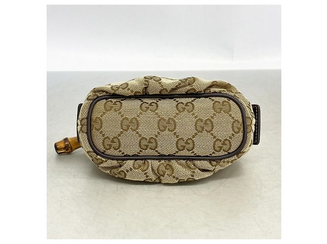 Bamboo Pochette Gucci en toile GG avec bambou - vue 3