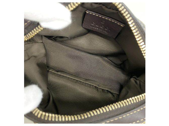 Bamboo Pochette Gucci en toile GG avec bambou - vue 4