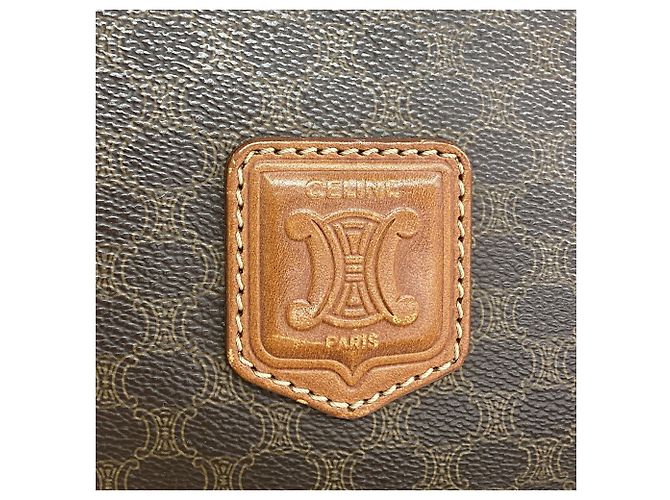 Céline Borsa Celine Macadam Brown da donna - vista 12