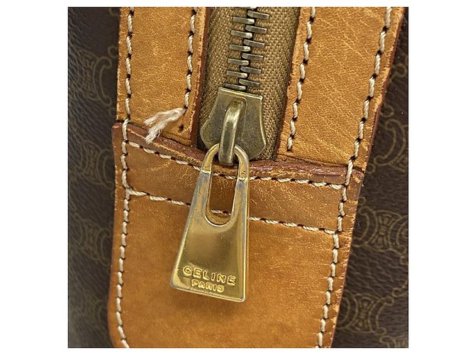 Céline Borsa Celine Macadam Brown da donna - vista 9