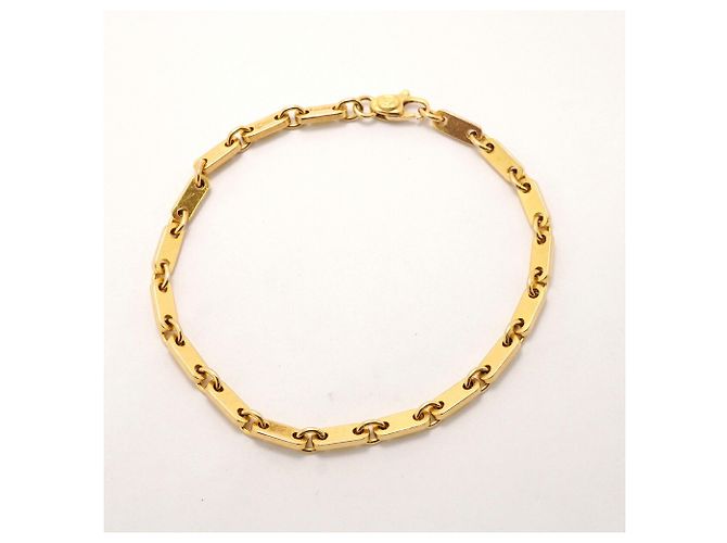 Bracciale Cartier Figaro in oro giallo 18K - vista 3