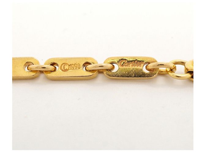 Bracciale Cartier Figaro in oro giallo 18K - vista 5