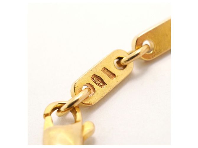 Bracciale Cartier Figaro in oro giallo 18K - vista 7