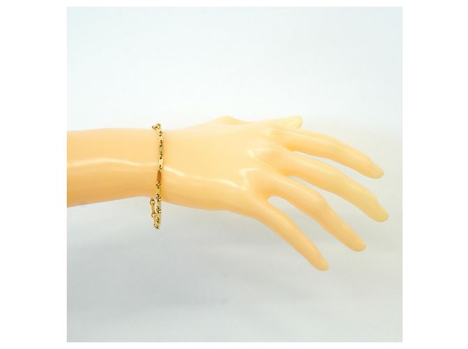 Bracciale Cartier Figaro in oro giallo 18K - vista 8