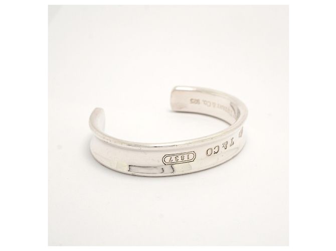 Autre Marque Tiffany & Co. 1837 Narrow Sterling Silver Bangle - vista 2