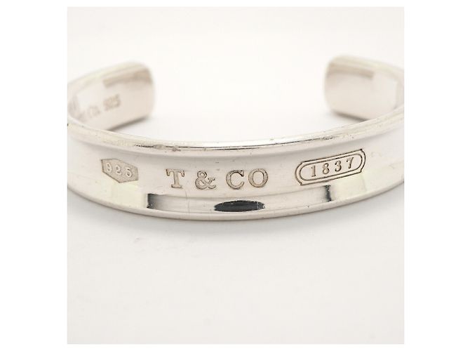 Autre Marque Tiffany & Co. 1837 Narrow Sterling Silver Bangle - vista 4