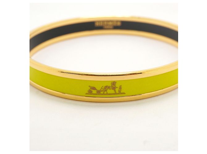 Hermès Bracciale Cloisonné Hermes Oro e Verde - vista 7