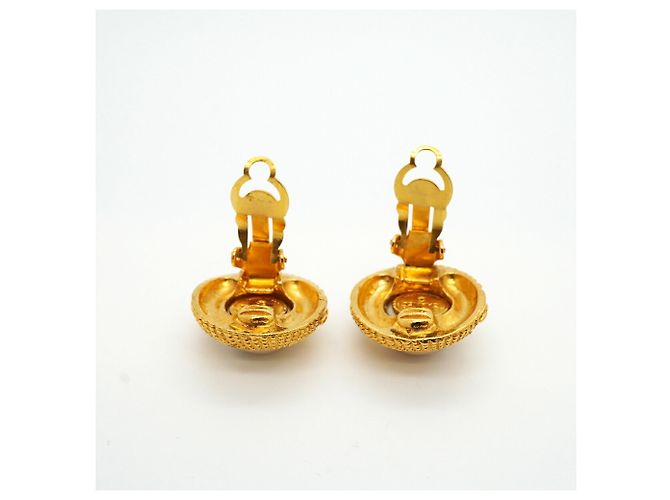 Orecchini a clip placcati oro Chanel - vista 7