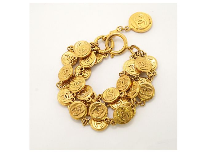 Chanel Gold Plated Charm Bracelet - view 3