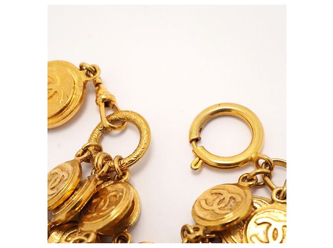 Chanel Gold Plated Charm Bracelet - view 4