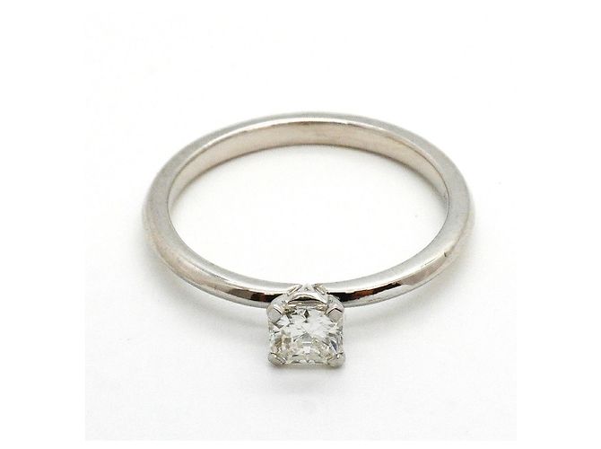 Autre Marque Tiffany & Co. True Verlobungsring aus Platin mit Diamant - Ansicht 3