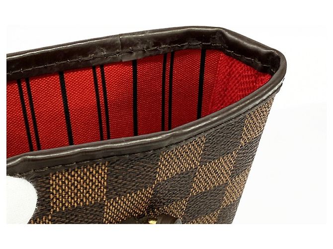 Borsa Tote Louis Vuitton Damier Neverfull MM N41358 - vista 7