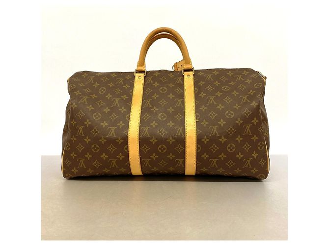 Louis Vuitton Boston Monogram Keepall Bandoulière 50 - vista 10