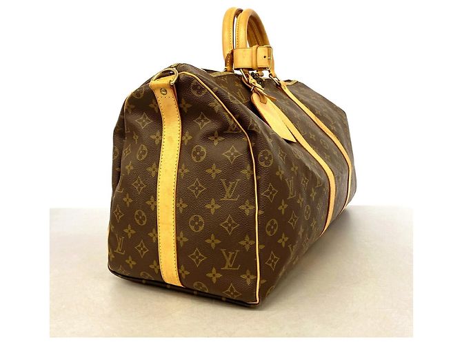 Louis Vuitton Boston Monogram Keepall Bandoulière 50 - vista 2