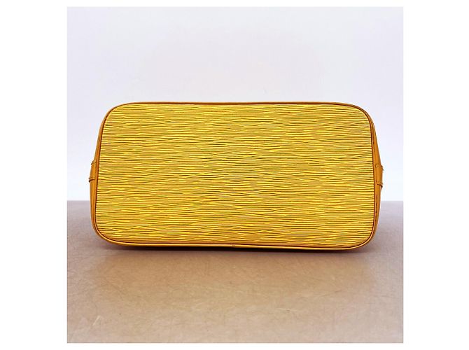 Borsa Louis Vuitton Alma Epi M52149 Jaune - vista 3