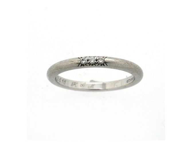 Autre Marque Tiffany & Co. Forever Platin-Diamantbandring - Ansicht 2