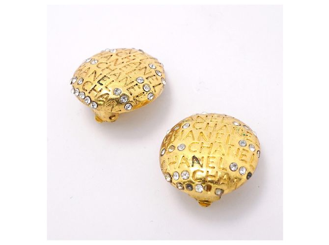 Pendientes de clip Chanel Gold - vista 2