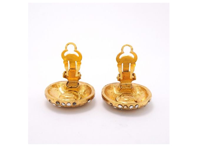 Pendientes de clip Chanel Gold - vista 9