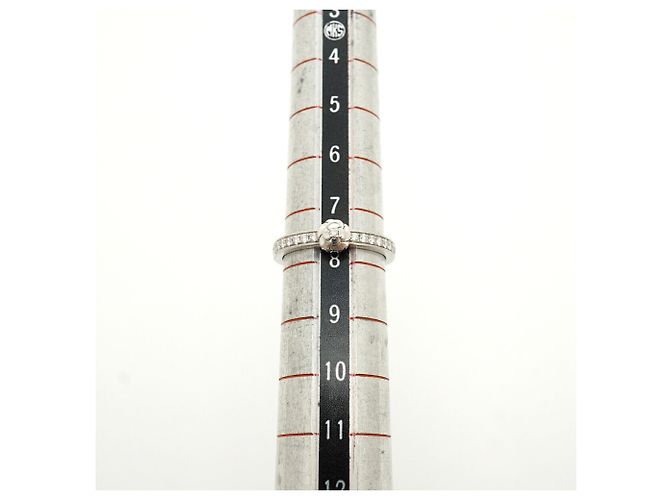 Chanel Camélia Bandring aus Platin mit Diamant - Ansicht 7