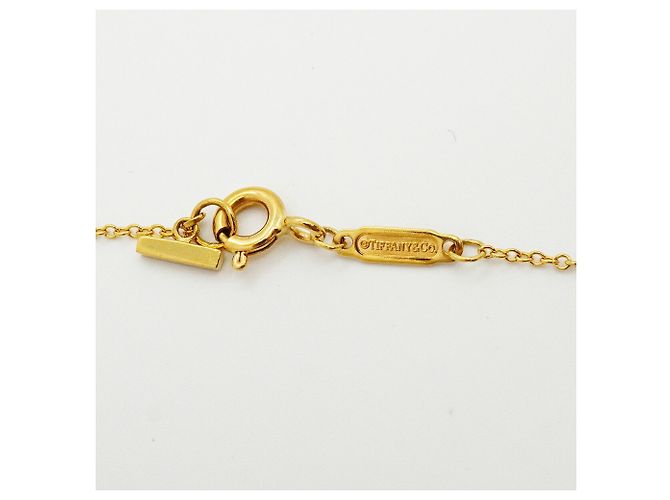Autre Marque Collier Tiffany & Co. T Smile Small en or jaune 18K - vue 4