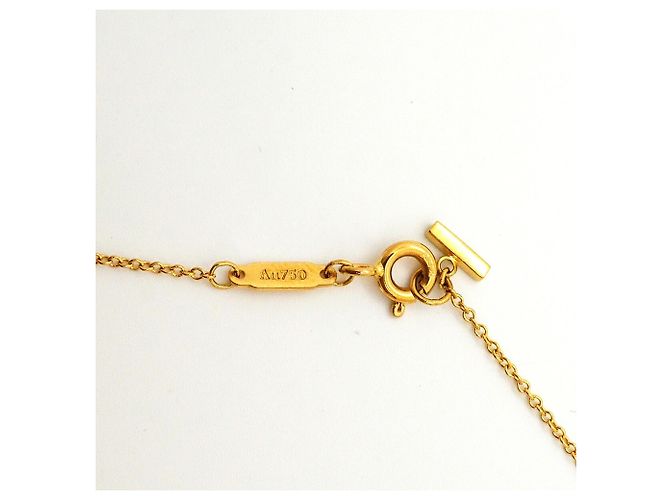 Autre Marque Collier Tiffany & Co. T Smile Small en or jaune 18K - vue 5