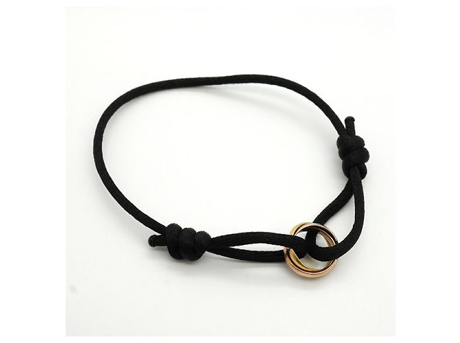 Bracciale Cartier Trinity con cordino - vista 2
