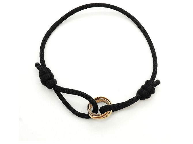 Bracciale Cartier Trinity con cordino - vista 3