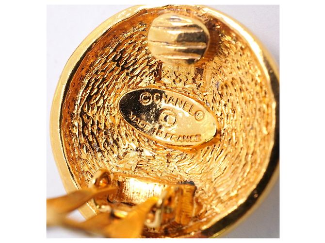 Orecchini a clip Chanel placcati oro - vista 4
