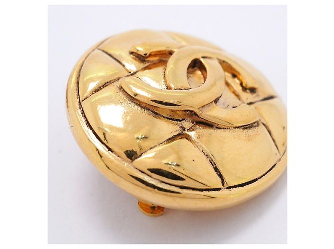 Orecchini a clip Chanel placcati oro - vista 6