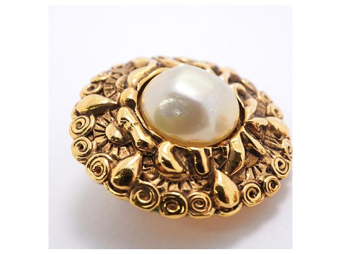 Orecchini a clip placcati in oro Chanel - vista 6